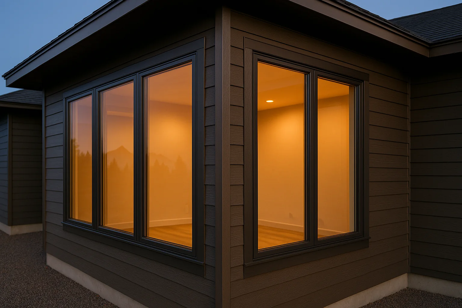 New energy efficient windows on a Bend home